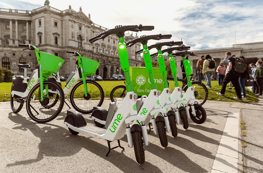Lime bikes